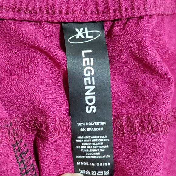 Legends Relay Linerless 7” Shorts Size XL Maroon Red Athletic Workout Drawstring - Picture 9 of 13